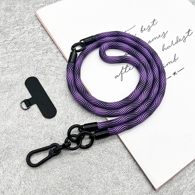 Nastavitelná pletená šňůrka na telefon crossbody