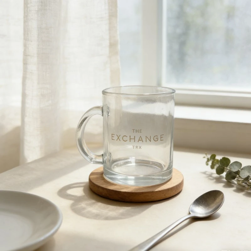 Minimalist Premium Glass Mugs With Handle