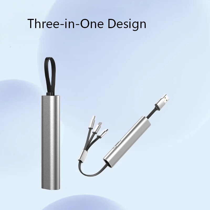 Zatahovací multi USB nabíjecí kabel 3 v 1